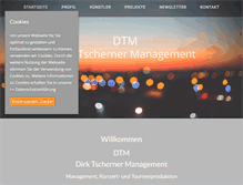 Tablet Screenshot of dt-m.de